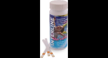 Interline Zwembad Teststrips 2in1 voor Chloor en pH-waarden 25 stuks
