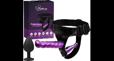 Strapon Voorbinddildo voor Mannen & Vrouwen - Strap On Voorbind Dildo - Mystease Sex Toys Koppels - Pegging Harnas met Buttplugs