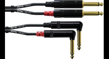 Cordial CFU 1.5 PR Dubbele jack-kabel 1,5 m - Audio kabel