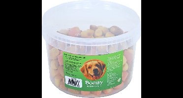 Boony hondenkoek mergkoek mini mix, emmer a 1000 gram.