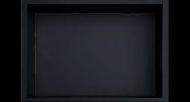 Inbouwnis 30x60x7 cm RVS Mat Zwart