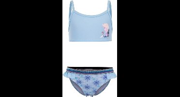 Meisjes Bikini - Frozen - Elsa - Lichtblauw - Maat 122/128 - 8 jaar (128 cm)