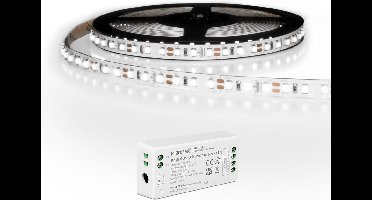 Zigbee led strip - Werkt met de bekende verlichting apps - 5 meter - Koud wit