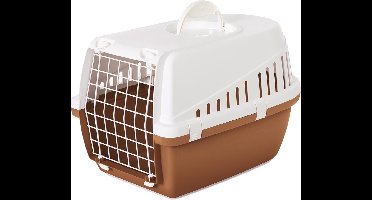 Transport plastiek trotter bruin nordic 49x33x30cm