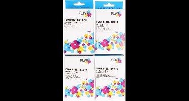 FLWR - Inktcartridge / 35XL / Zwart en kleur - Geschikt voor Epson