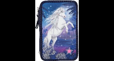 Depesche - Miss Melody 3-vaks etui met LED - GLITTER OCEAN