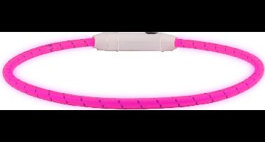 Flamingo Visio Leora - Halsband Honden - Halsband Led leora Roze 33-63,5cm 8mm - 1st - 127005 - 1st