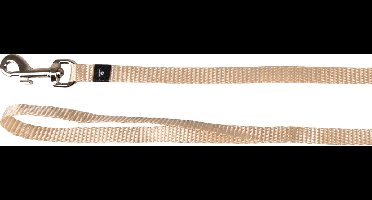 Hond Looplijn Ziggi Beige 1,3m 10mm