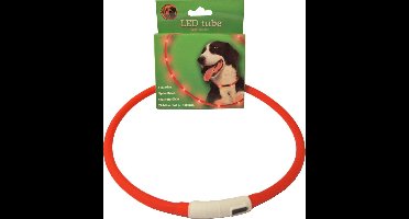 LED tube verstelbaar 20-70 cm rood, USB oplaadbaar.