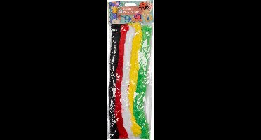 chenille draad fluffy 5 stuks 30 cm assorti