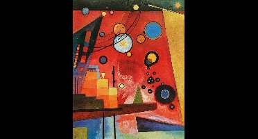Kunstdruk Wassily Kandinsky - Schweres Rot 60x80cm