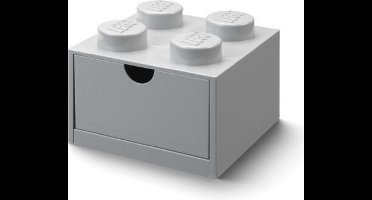 Lego opberglade brick 4 grijs