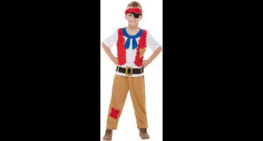 Smiffys - Horrible Histories Pirate Crew Kinder Kostuum - Kids tm 12 jaar - Multicolours