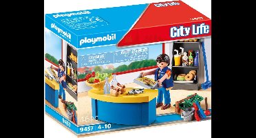 PLAYMOBIL City Life Schoolconciërge met kiosk - 9457
