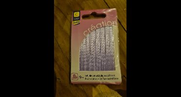 9m satijnlint enkelzijdig pastel 5mm sorbo