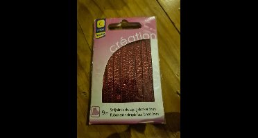 9m satijnlint enkelzijdig donker 5mm Sorbo