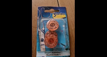 3 Knopen modekleur 1 Sorbo