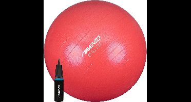 Avento Fitnessbal -Gymbal - Met Pomp - Ø 65cm - Roze