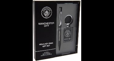 Manchester City pen en sleutelhanger geschenkset