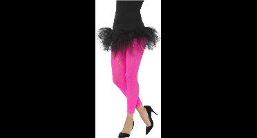 Roze jaren 80 panty voor dames