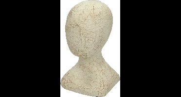 Wants&Needs Ornament Head Ivoorwit 12 X 12 X 20