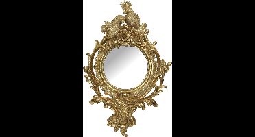 Wants&Needs Spiegel Parrot Polyresin Goud 37 X 5.5 X 57