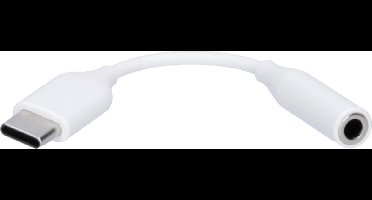 adapter kabel USB-C(M) - 3,5mm(F) wit (orig)