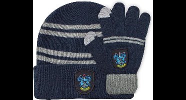 Cinereplicas Harry Potter - Ravenclaw / Ravenklauw handschoenen en muts kids