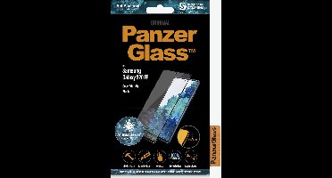 PanzerGlass Screenprotector geschikt voor Samsung Galaxy S20 FE Glazen | PanzerGlass Edge to Edge Screenprotector - Case Friendly - Zwart