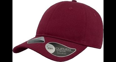 Atlantis Unisex 6 Paneel Organic Cotton Cap (Bourgondië)