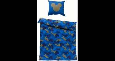 Disney Mickey Mouse Dekbedovertrek 1 persoons - blauw