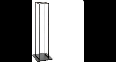 Houtopslag binnen modern zwart - 23 x 23 x 120 cm
