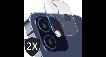 Camera Screenprotector geschikt voor iPhone 12 Mini - 2x Glas Screen Protector