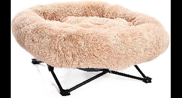 Napzzz Ligstoel Fuzzle - Beige  ca. 72 x 72 cm