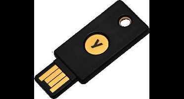 YubiKey 5A USB Beveiligingssleutel (FIDO2, U2F, smartcard, OTP, OpenPGP 3)