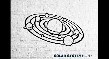 Eco-Wood-Art Interieur Puzzel Houten Solar System