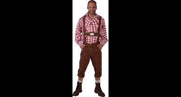 Magic Design Tirolerbroek Edelweiss Heren Polyester Bruin Maat S
