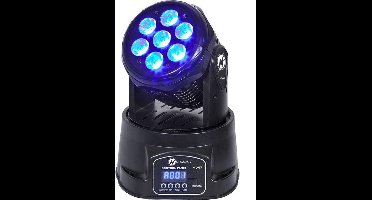 N-GEAR Move Wash Light 7 - Discolamp - Moving Head met Disco Licht Show