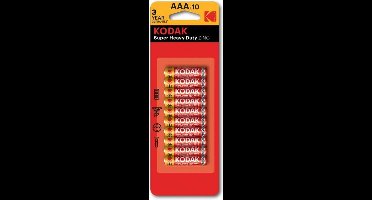 Kodak Extra Heavy Duty Batterijen - 60 stuks - AAA