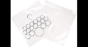 Gripzakken met Ophanggat en Luchtgat 32x32cm50 Micron (100 stuks) | gripzak