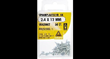 Hout schroef . Spaanplaat. Platkop Pozidriv Verzinkt 2.4x12mm