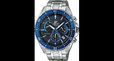 Casio Edifice EFR-552D-1A2VUEF Herenhorloge 45 mm - Zilverkleurig