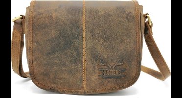 Hunters Leren Zadeltas Buffelleer