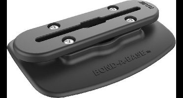 Plakbasis met Tough-Track™ voor opblaasboten RAP-398-BLK-TRACK-AU