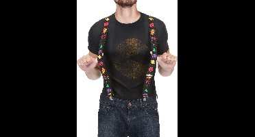 "Jaren 80 bretels - Verkleedattribuut - One size"