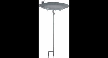 Esschert Design Vogelbad Grey Metal op Pin - FB402