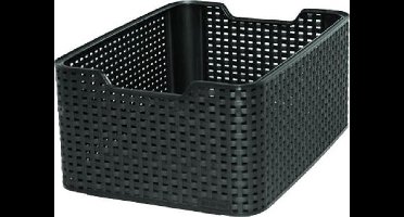 Curver opbergbox M rattan antr