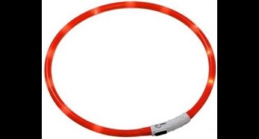 LED Honden Halsband - Rood - 20 tot 70 cm