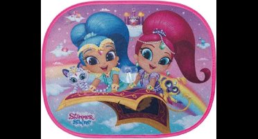 Nickelodeon Zonneschermen Shimmer & Shine 44 X 36 Cm 2 Stuks