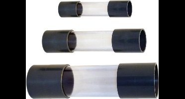 Cepex Zicht/inspectieglas met lijmmof Ø63 mm